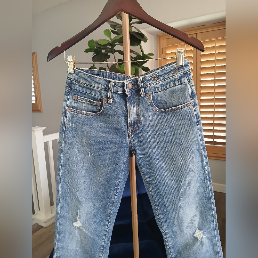 R13 Boy Straight Jeans. Size 26 - Picture 7 of 12